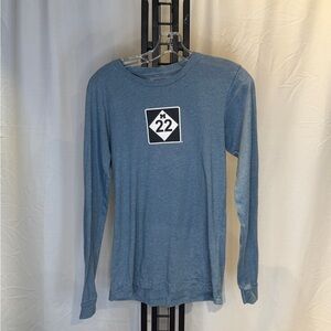 Men's Stylish Blue Long Sleeve Shirt